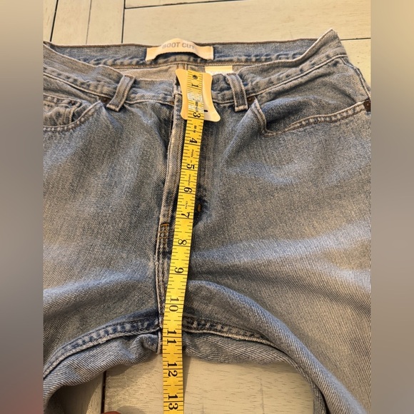 GAP | Y2K denim jeans loose fit Boot Cut button fly | Sz 8 Ankle - Picture 11 of 12